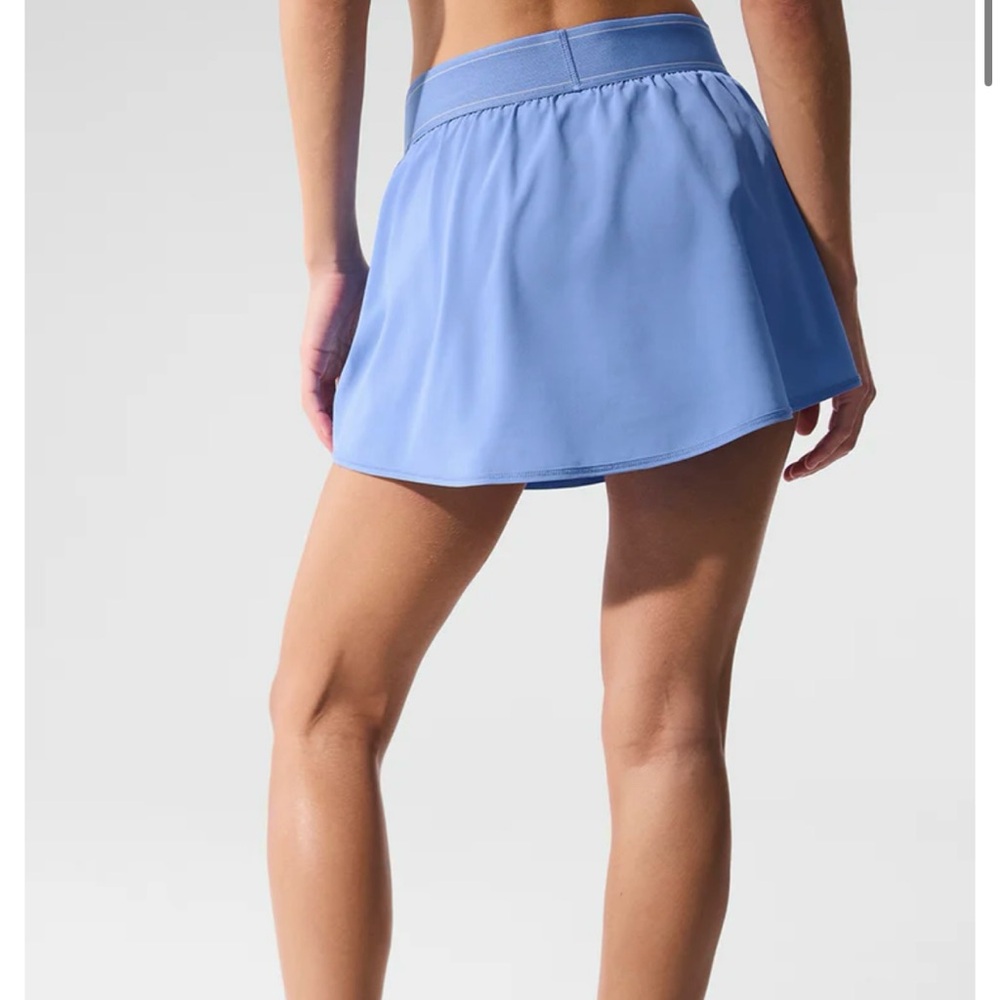 Alo Match Point Tennis Skirt NWT Crystal Blue - Picture 3 of 5